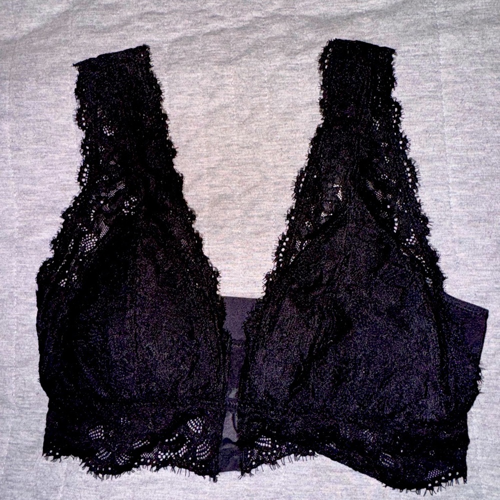 Aerie Lace Black Bralette